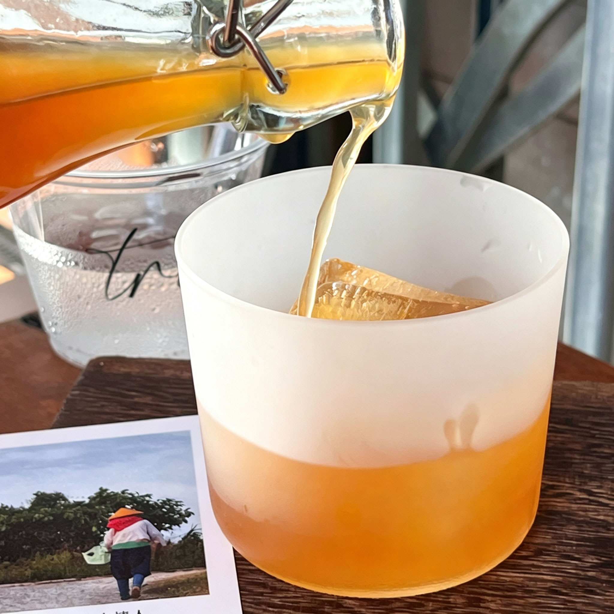 磨砂玻璃超薄冷萃咖啡杯