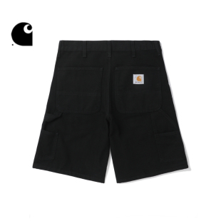 卡哈特 Carhartt 男装 WIP短裤 春夏经典 LOGO标签多口袋双膝布工装