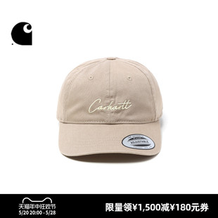 LOGO字母刺绣弯沿潮流卡哈特231638K Carhartt WIP鸭舌帽配饰美式