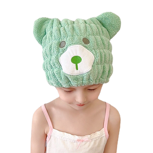 儿童干发帽可爱吸水速干女洗头包头发毛巾2025年新款加厚宝宝浴帽
