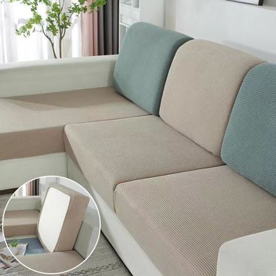 Capa de sofa cover ecido xadrez impermeável anti-deslizamen