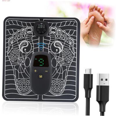Foot Massager Pad Electric EMS Feet Muscle Stimulator Tens A