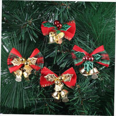 Bow Christmas tree decoration gift box diy accessories
