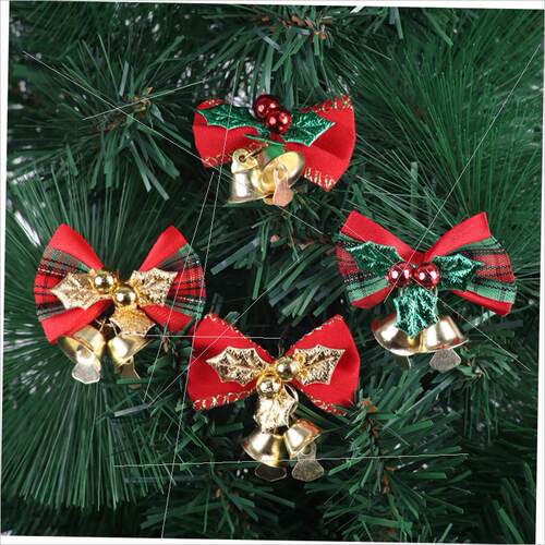 Bow Christmas tree decoration gift box diy accessories