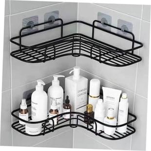 Kitchen Shelf Bathroom Accessories Punch Free Corner Rack