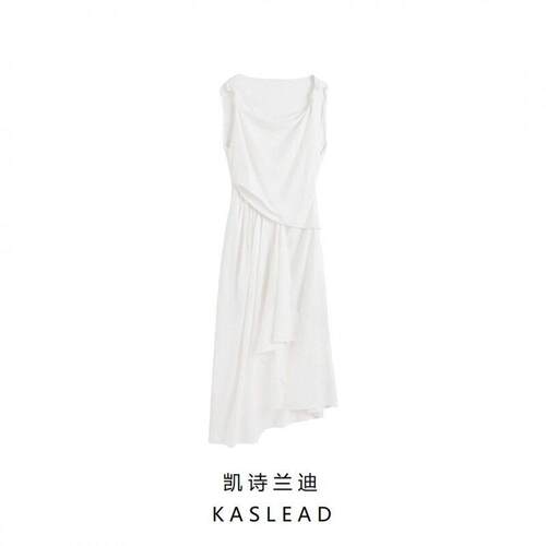 Women's linen blend dress