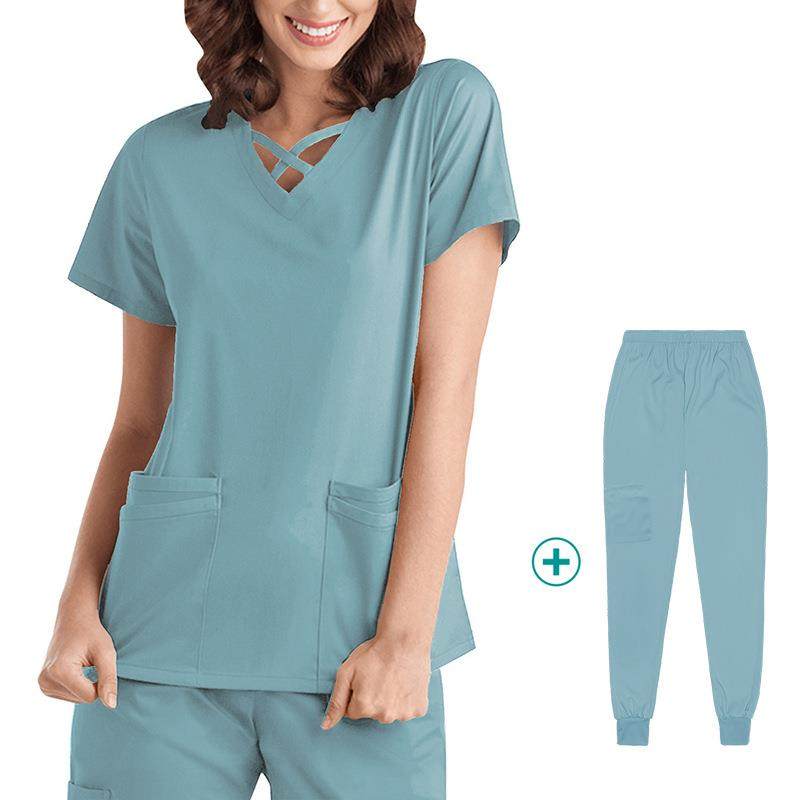 Elastic medical work clothes, dental operating room