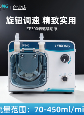 雷熔微小型实验室ZP300有刷电机整机蠕动泵 循环灌装机自吸抽水泵