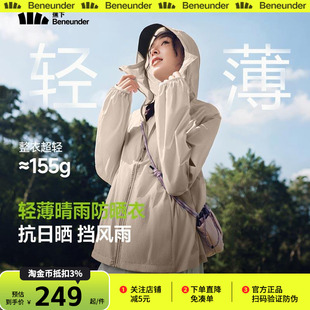 蕉下防晒衣女2026新款轻薄夏速干薄防晒服焦下防泼水女款防晒外套