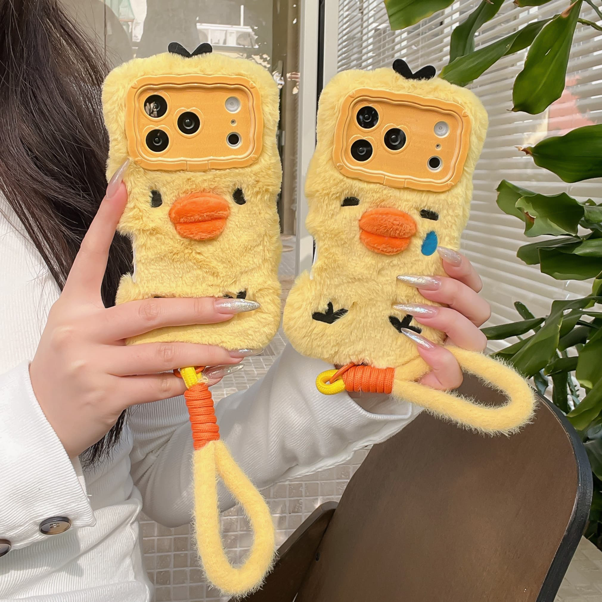 秋冬毛绒爆款鼻孔鸡创意软壳适用苹果17promax手机壳16pro防摔软壳15promax保护套14/13全包华为mate70pro/60,3C数码配件,手机保护套/壳,淘宝优惠券,粉丝福利购,淘宝优惠卷