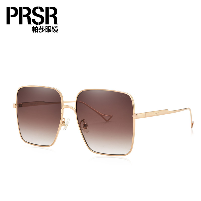 Prsr/帕莎方框显瘦时尚墨镜女