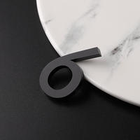 High-end 3D stereoscopic acrylic digital house number, crystal letters, English letters, creative hotel, guesthouse, apartment, room number, simple dormitory, rental room, self-adhesive door sticker signboard customization thumbnail 7