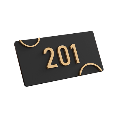 机慧亚克力轻奢门牌实惠