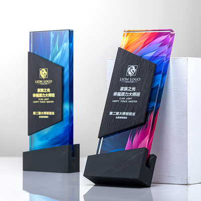 高端创意水晶奖杯定制刻字