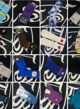 好袜清仓福利价！4Puffshop原创中筒袜简约潮流堆堆袜简约百搭