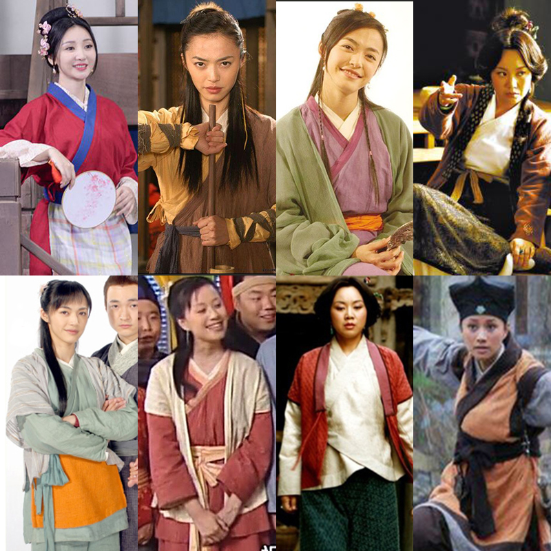 武林外传佟湘玉祝无双同款女侠影视古装女掌柜群演棉麻汉服出服装