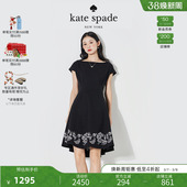 spade kate 刺绣花卉连衣裙出游 女神节礼物