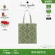 大号老花织物托特包轻奢 kate spade 3期免息 新年礼物