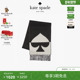 3期免息 新年 kate spade Spade Logo黑桃标志羊毛围巾