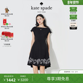 刺绣花卉连衣裙出游优雅 kate spade 3期免息 新年礼物