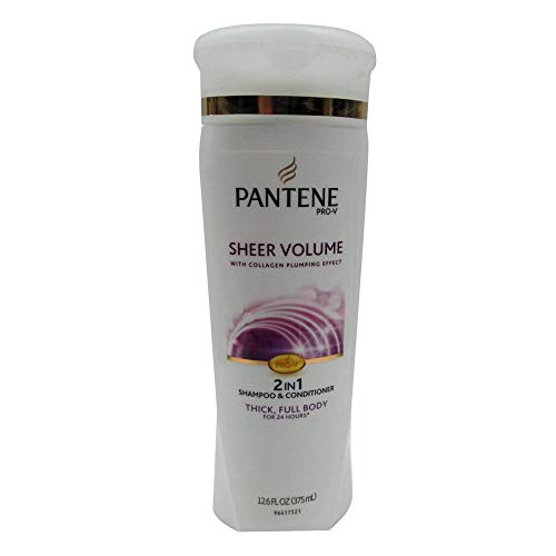 sheervolume,sheercream pantene pro-v 2 in 1 shampoo & conditioner, sheer volume wit