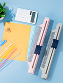 淞爵SONGJUE文具办公手推式 30孔A4活页纸自动定位快捷精准专业多