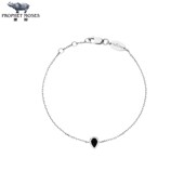 Onyx redline 红绳女士2023新款 0.07克拉水滴形钻石金链制手链