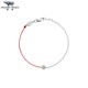 Samba redline 红绳女士2023新款 0.05克拉圆形钻石半绳半金链手链