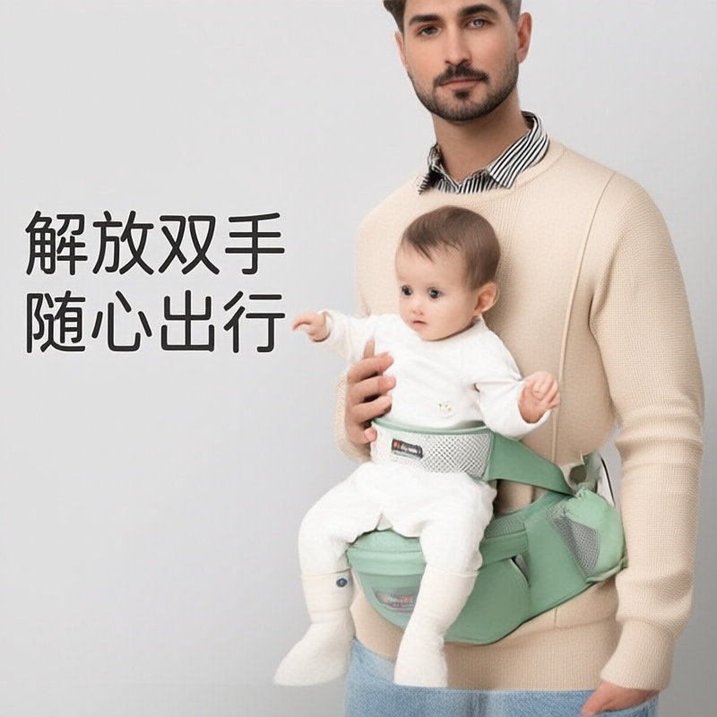 婴儿腰凳多功能透气四季通用凉爽