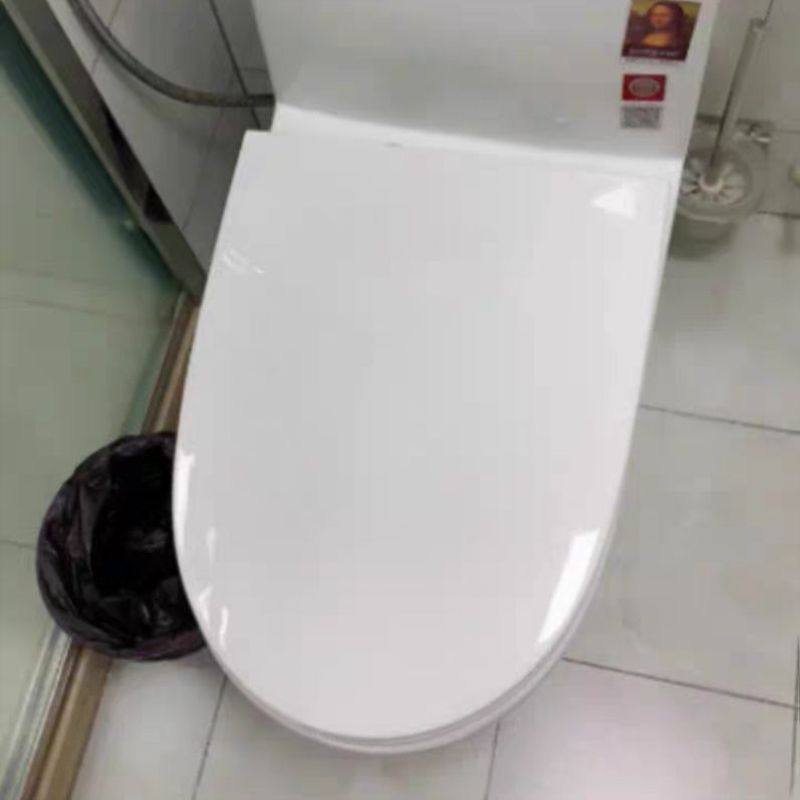 大号加厚坐便盖缓降大u型快拆通用盖板U型一键pp板马桶盖家用