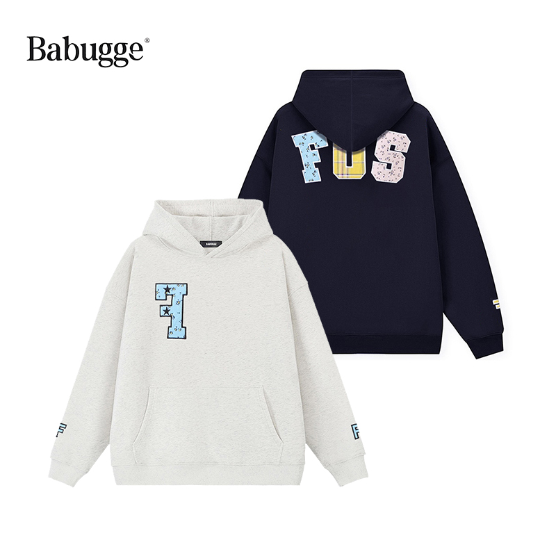 字母休闲宽松卫衣印花百搭男女款