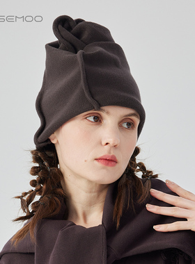 容子木ROSEMOO24年冬季新款亲肤可扭曲毛织帽RCL4HP333C