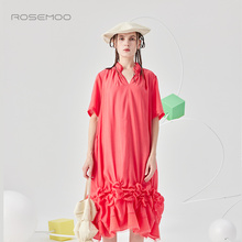 容子木ROSEMOO24年夏季清透飘逸连衣裙RCL2LS112A