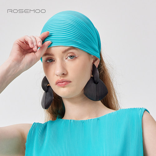 容子木ROSEMOO25夏商场同款柔软压褶清透围巾头巾两用RSS2RP463D