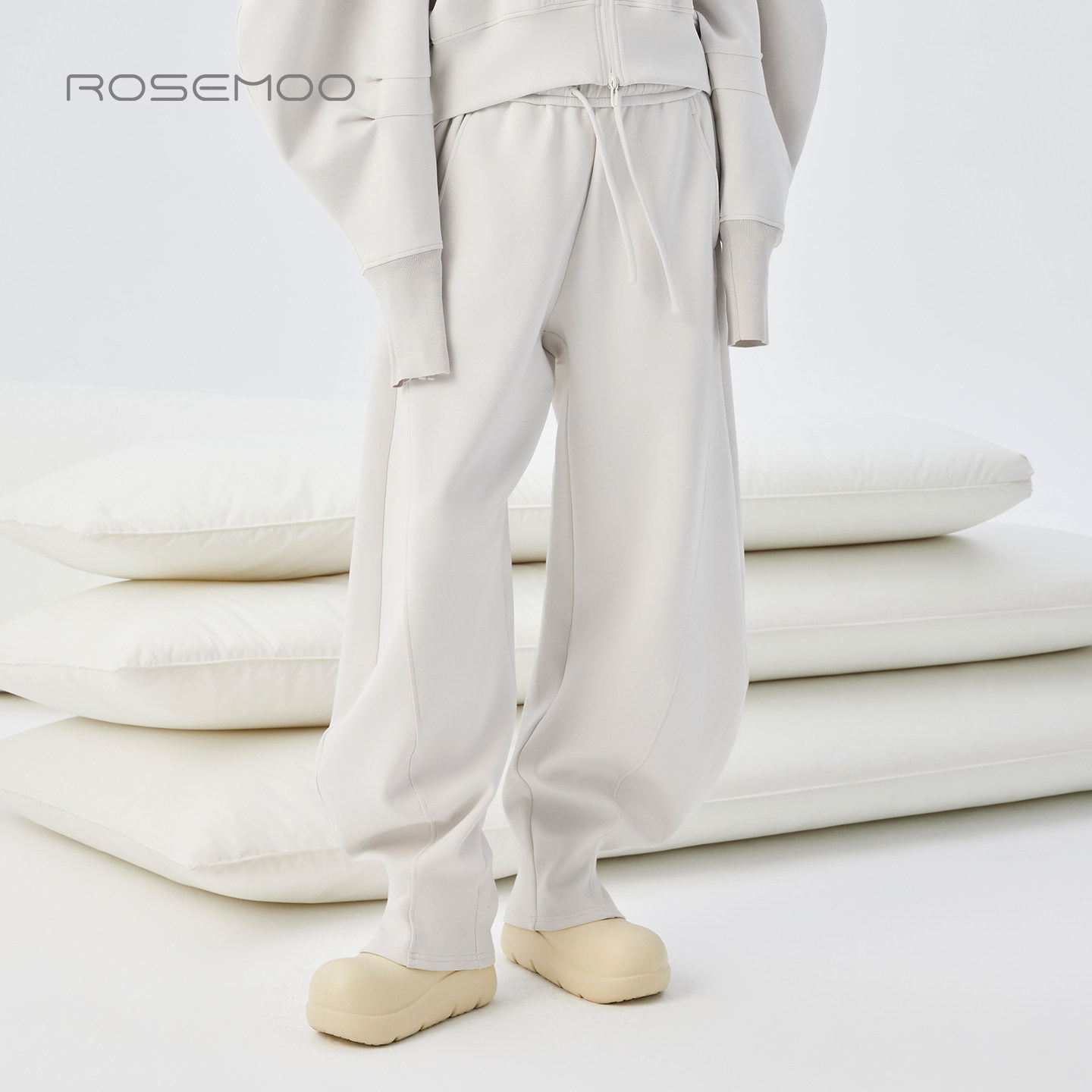 容子木ROSEMOO新款【商场同款】微弹收脚口马蹄长裤RWM1KC150A,女装/女士精品,休闲裤,淘宝优惠券,粉丝福利购,淘宝优惠卷