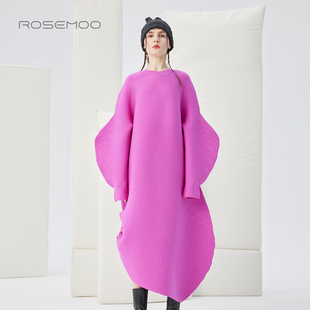 容子木ROSEMOO25冬 挺阔干爽毛织连衣裙RSS4LP147A 商场同款