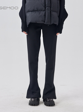 容子木ROSEMOO【商场同款】弹力干爽修身马蹄裤RMT4KP423D