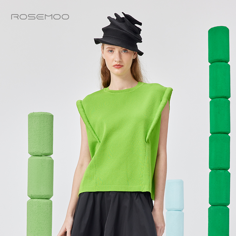 ROSEMOO/容子木25年夏季新款轻薄充棉边上衣RSS2TP140A