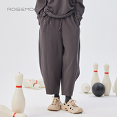 容子木ROSEMOO25秋商场同款 微弹棉感略宽松腰头抽绳裤 RSS3KC285B