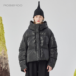 羽绒服RCL4YP123A 亮面光泽感短款 容子木ROSEMOO24年冬季 新款
