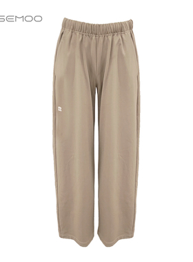 容子木ROSEMOO25秋商场同款微弹干爽小细绒直筒长裤RSS3KP276B