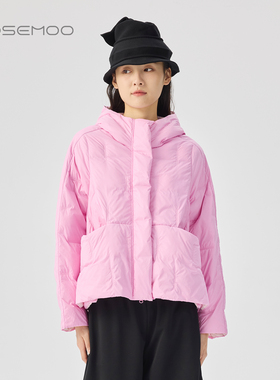 容子木ROSEMOO25冬【商场同款】哑光细腻短款羽绒服RSS4YP001T