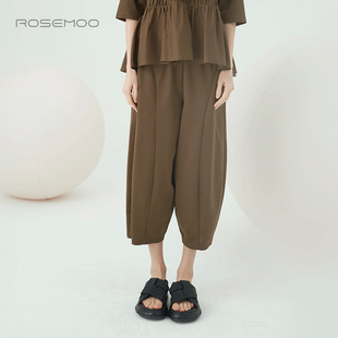 干爽针织长裤 RMT3KC110A 商场同款 容子木ROSEMOO