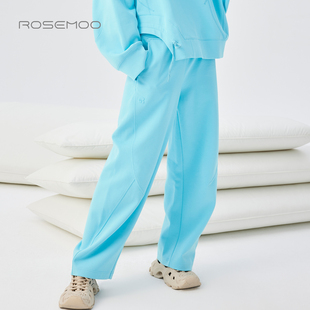 RSS4KC423D 棉感微弹宽松系绳长裤 容子木ROSEMOO25冬 商场同款