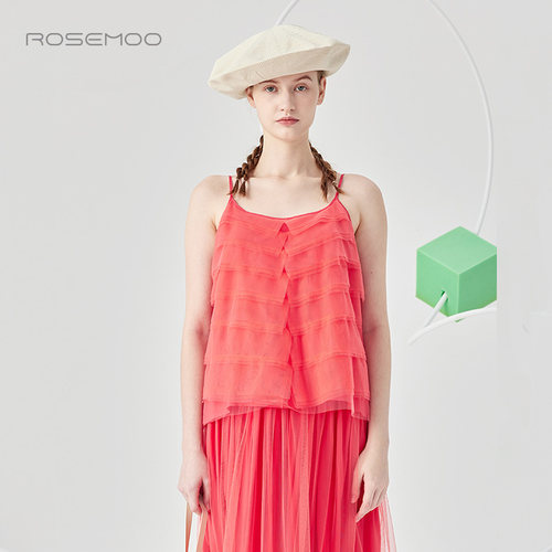 24年夏季新款轻柔亲肤纱质吊带