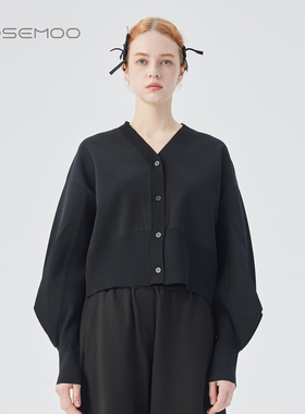 容子木ROSEMOO25冬【商场同款】干爽挺阔造型袖开衫RSS4NP226B