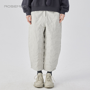 容子木ROSEMOO24年冬季 RCL4KP202B 新款 挺阔质感棉裤