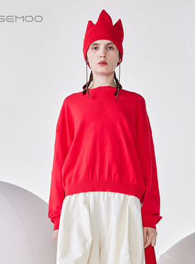 容子木ROSEMOO24年春新款舒适亲肤棉套头衫RCL1TP136A