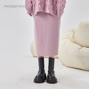容子木ROSEMOO 舒适轻巧小A半裙RMT4QP129A 商场同款