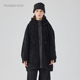 容子木ROSEMOO24年冬季 新款 毛毛拼接正反两外套RCL4WP110A